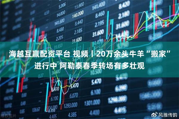 海越互赢配资平台 视频丨20万余头牛羊“搬家”进行中 阿勒泰春季转场有多壮观